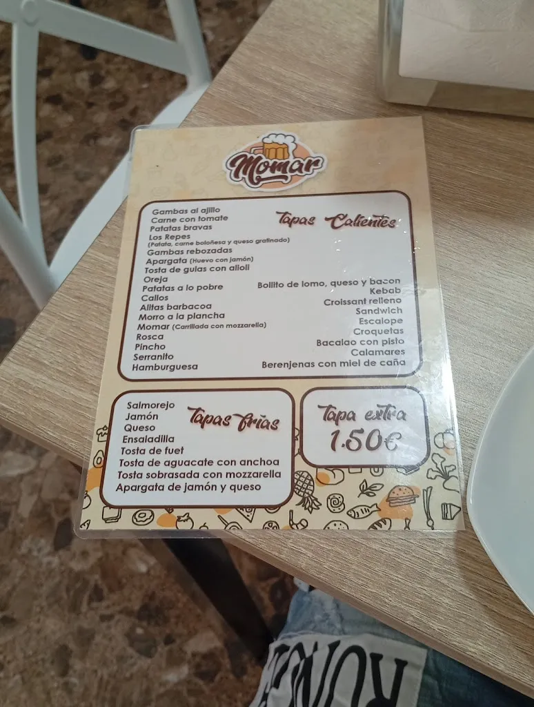 Menu_Bar Terron de Azucar_Bailén_image_1