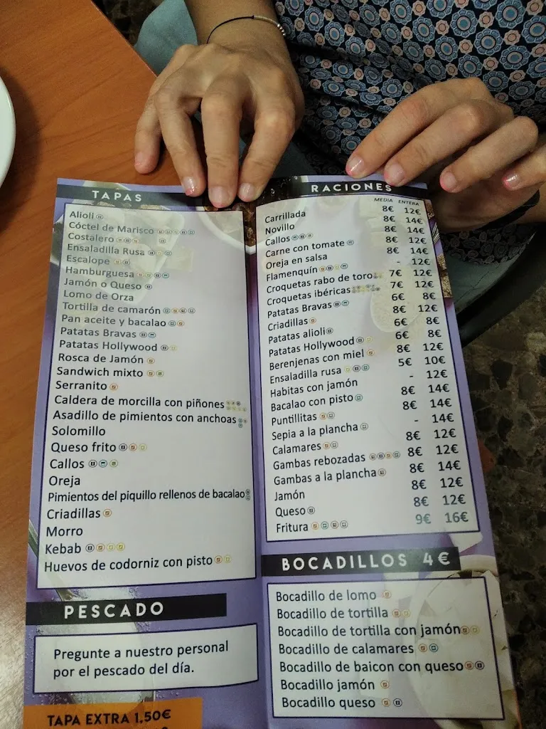 Menu_Bar Terron de Azucar_Bailén_image_2