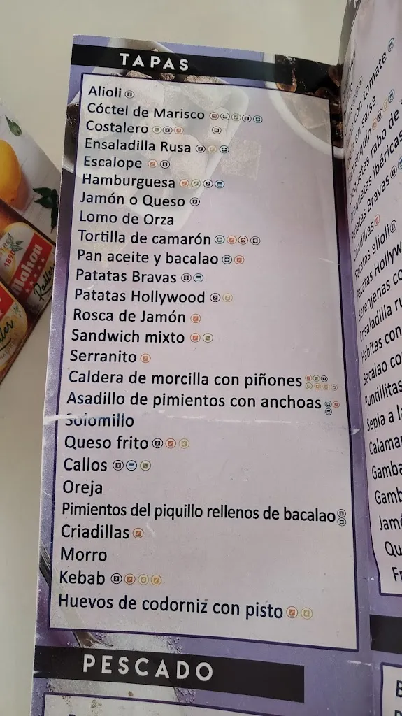 Menu_Bar Terron de Azucar_Bailén_image_3