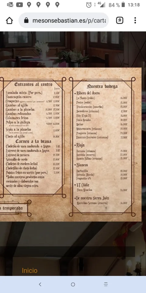 Menu_Mesón Sebastián_Bailén_image_4