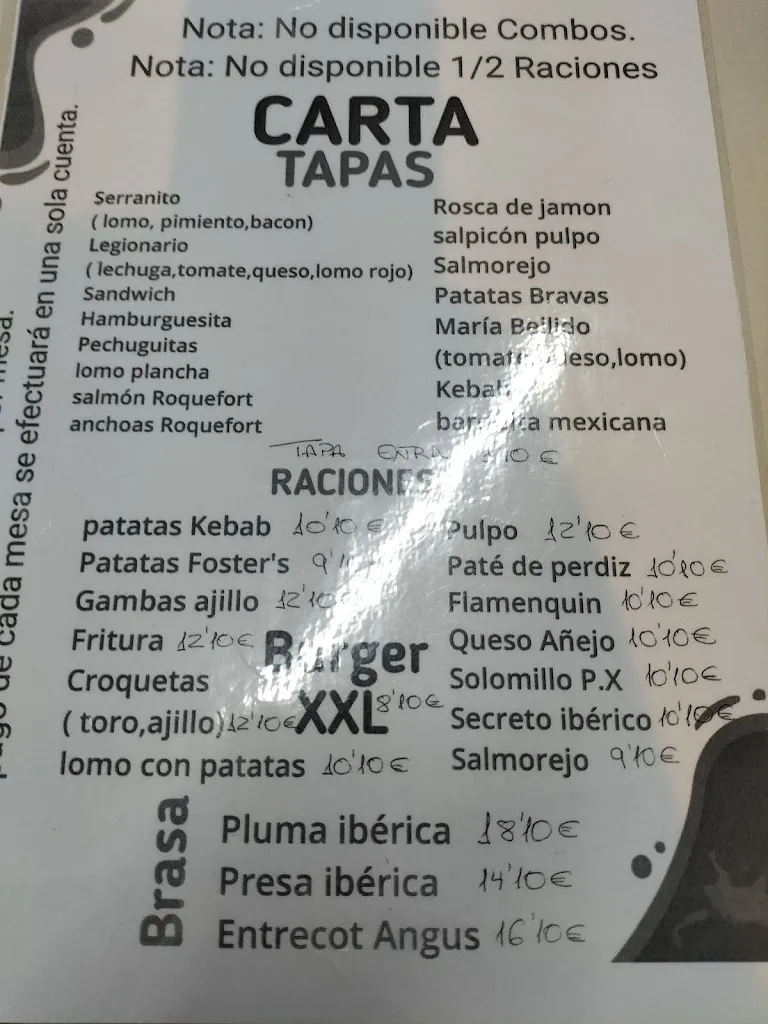 Menu_Bar Tejavana_Bailén_immagine_3