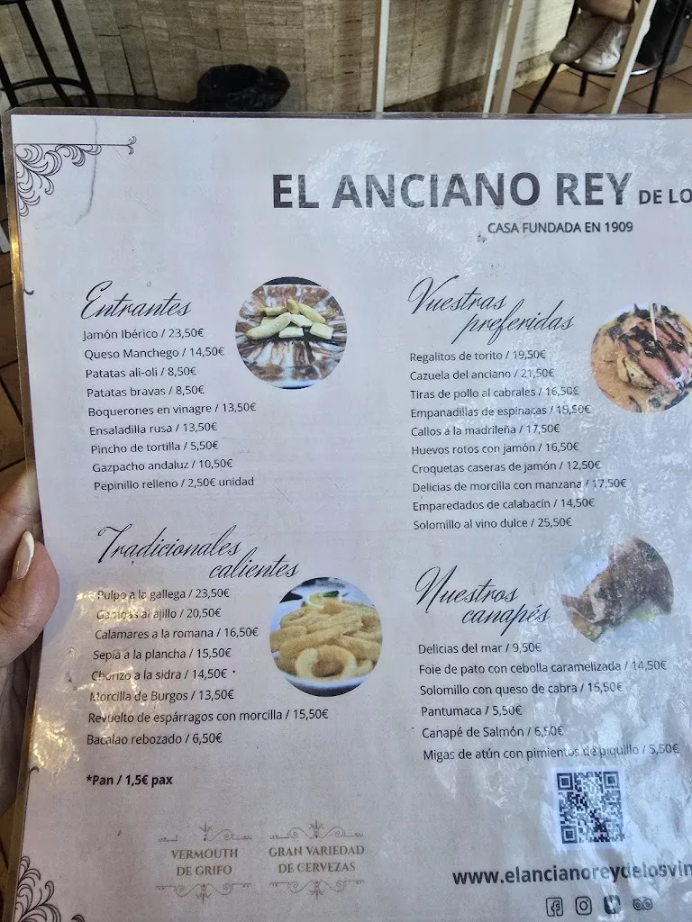 Menu_El Anciano Rey de los Vinos_Bailén_image_4