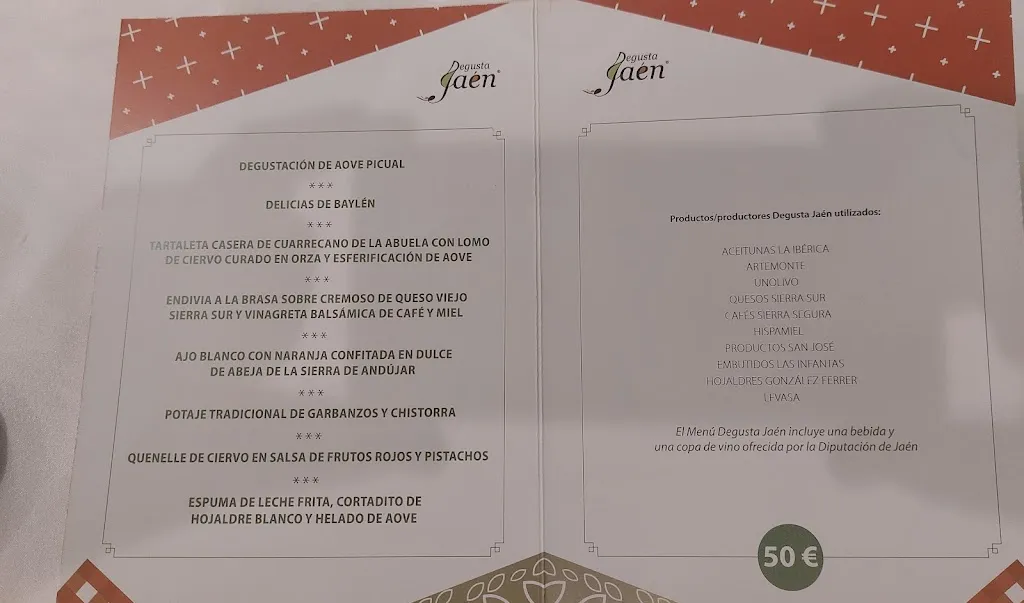 Menu_Restaurante Aureum by Picualia_Bailén_image_1