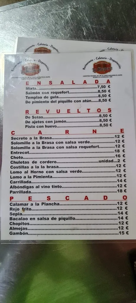 Menu_La Chopera_Bélmez de la Moraleda_immagine_1