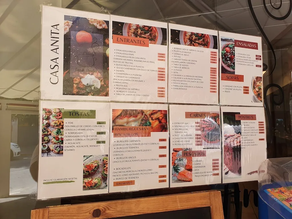 Menu_Restaurante Casa Anita_Catral_immagine_1