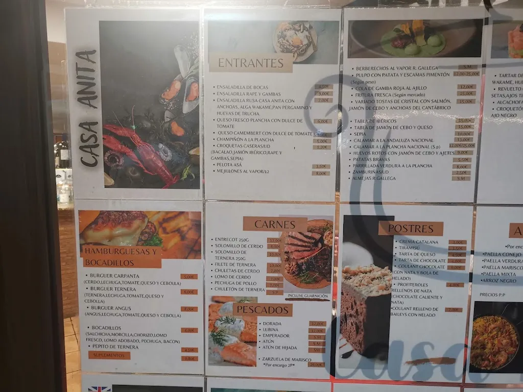 Menu_Restaurante Casa Anita_Catral_immagine_4