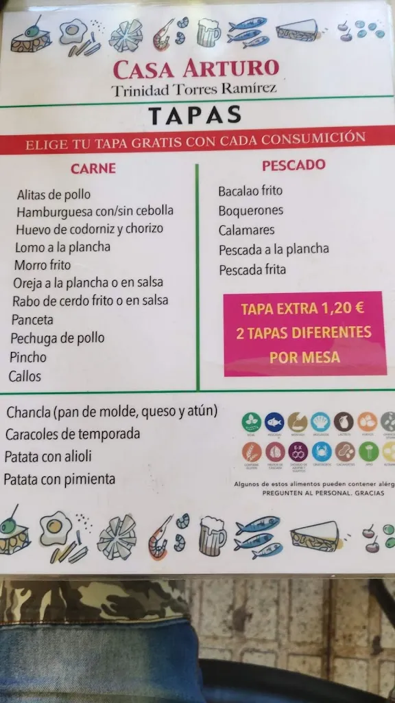 Menu_Restaurante Casa Arturo_Beas de Segura_image_2