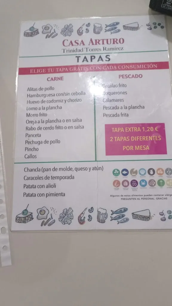 Menu_Restaurante Casa Arturo_Beas de Segura_image_3