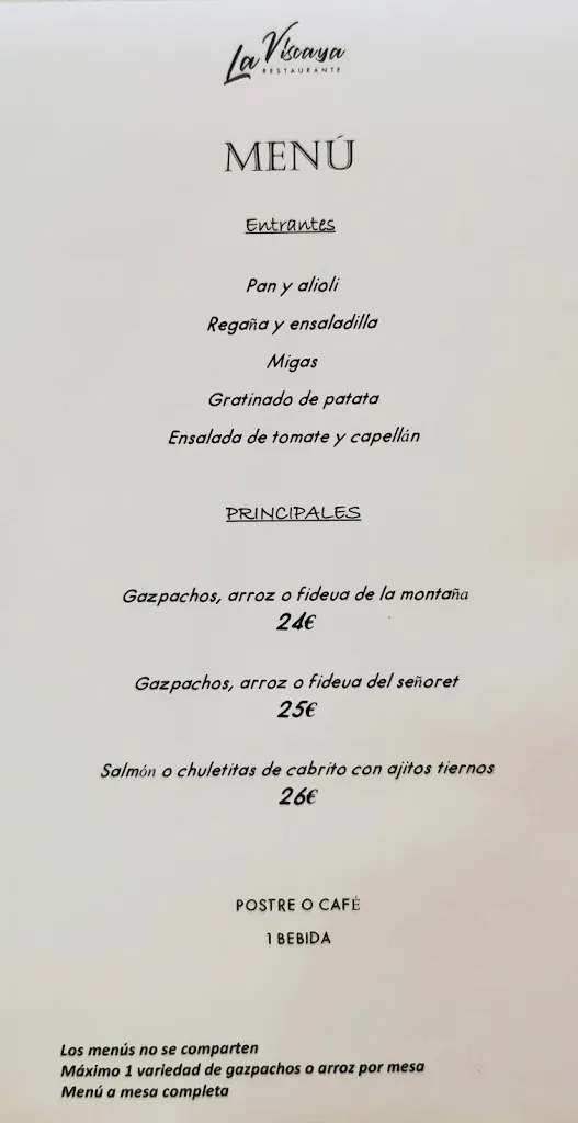 Menu_Restaurant La Viscaya_Castalla_image_3