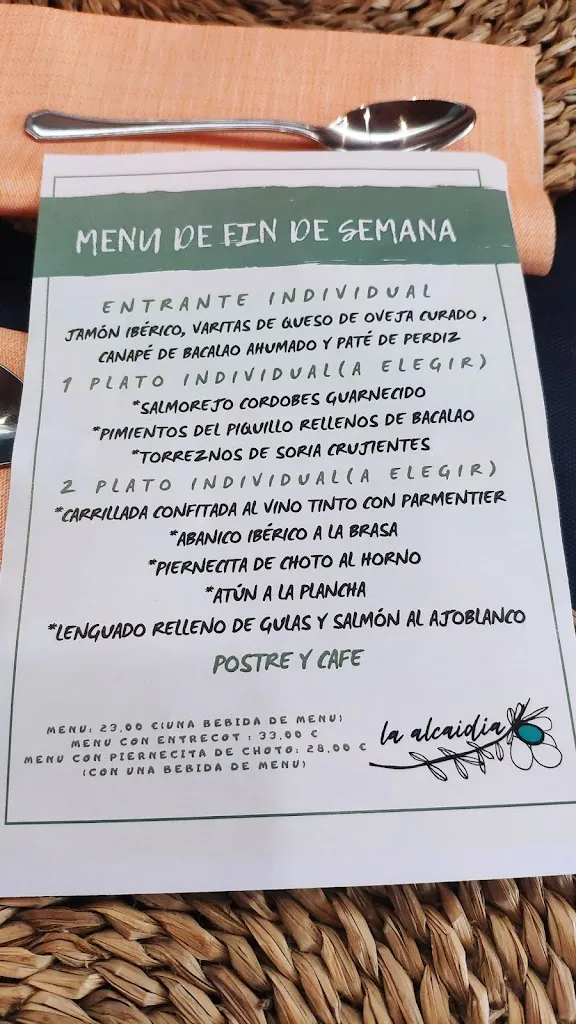 Menu_Hostal Restaurante Alcaidía de Mágina_Cambil_image_3