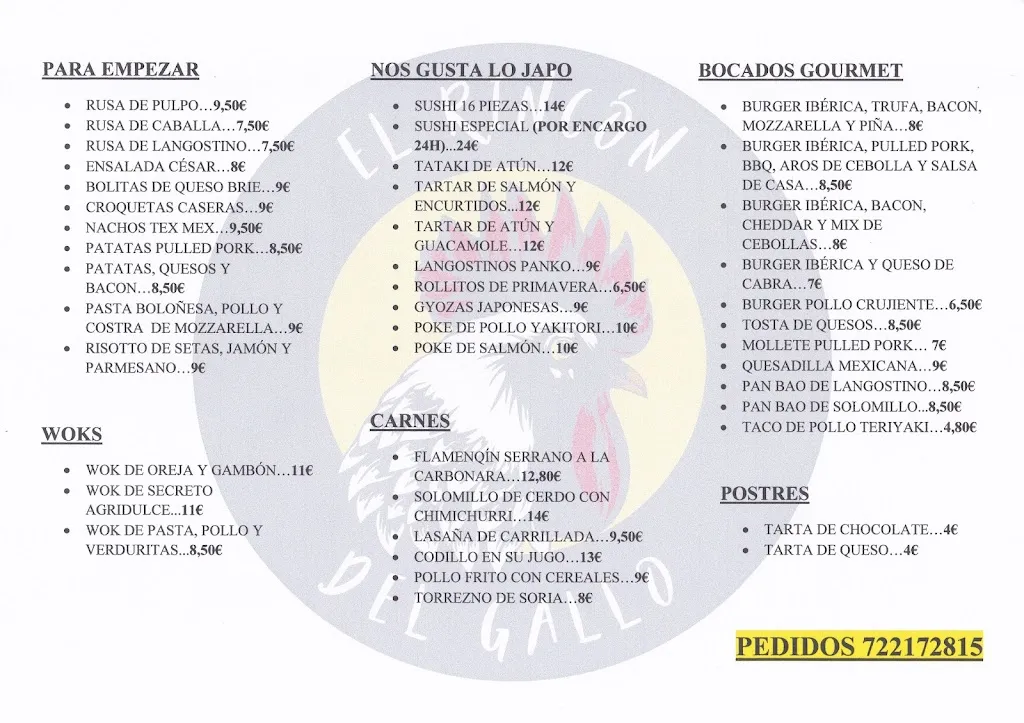 Menu_El Rincón del Gallo_Begíjar_image_1