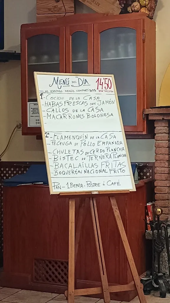 Menu_Restaurante Taberna La Mina_Andújar_image_1