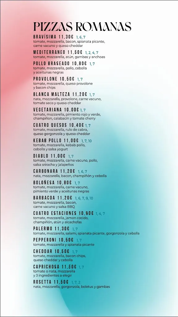 Menu_La Rosetta_Andújar_immagine_3