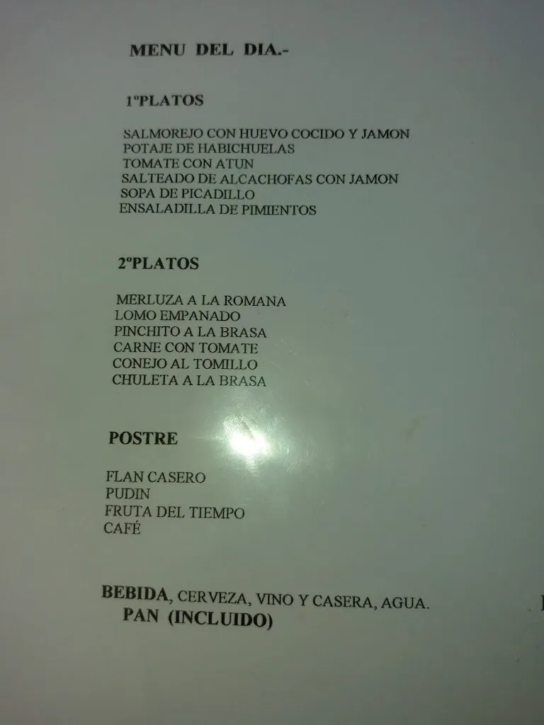 Menu_RESTAURANTE EL PARRAL_Andújar_immagine_1