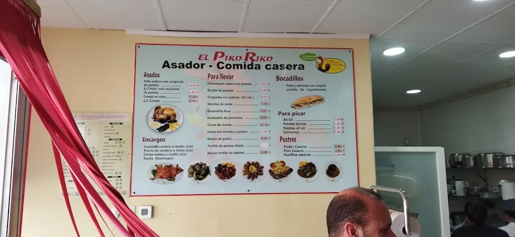 Menu_Asador Piko Riko_Andújar_immagine_2