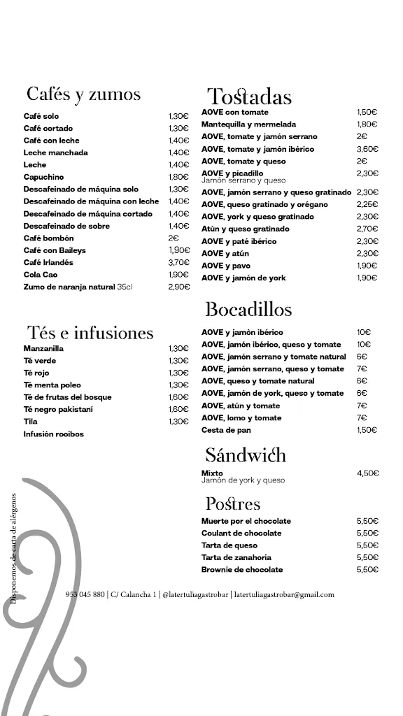 Menu_La Tertulia Gastrobar_Andújar_image_3