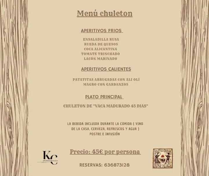 Menu_La Cuina de Kike Y Cuca_Castalla_immagine_1