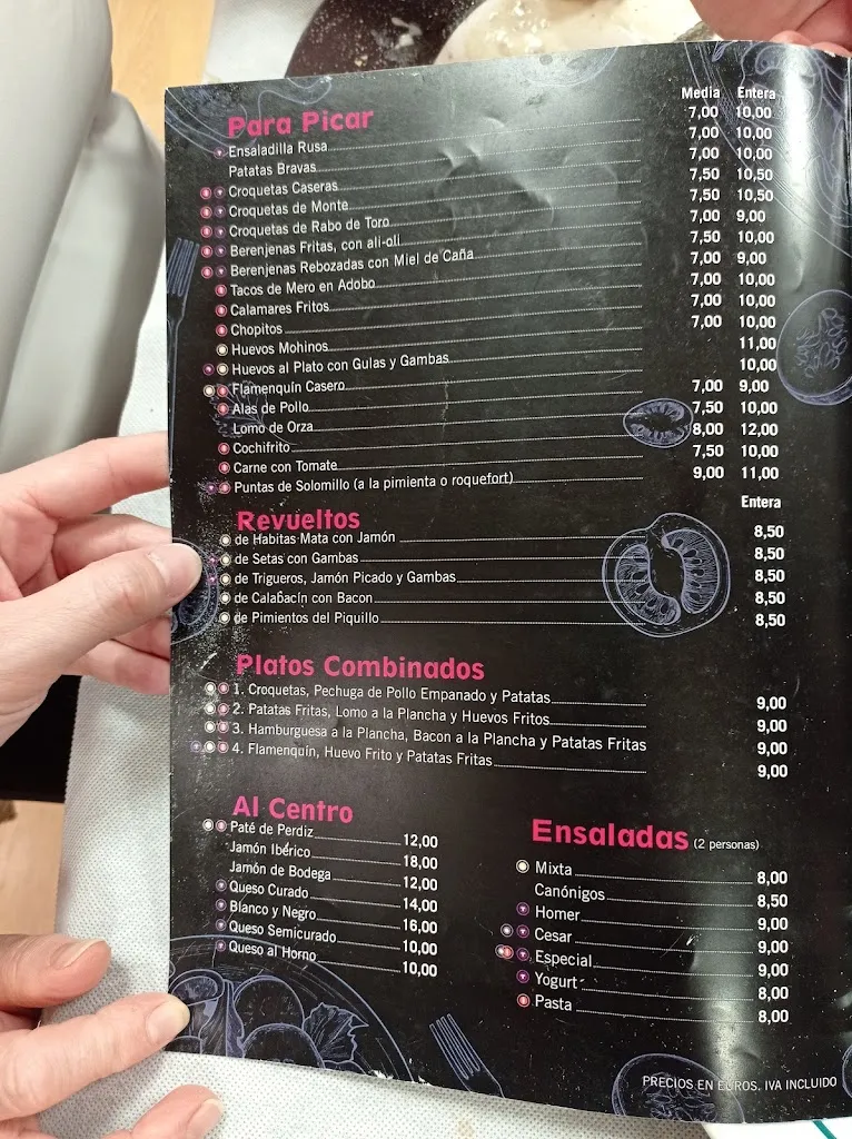 Menu_Cervecería Homer_Andújar_image_1
