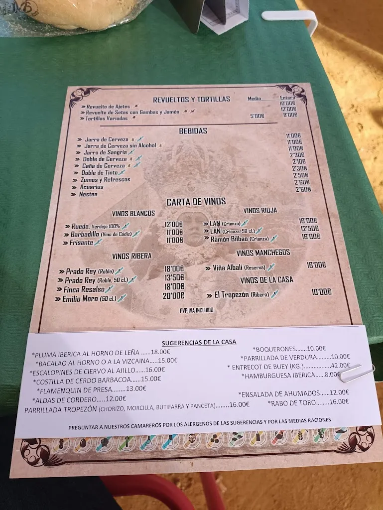 Menu_Restaurante El Tropezón_Andújar_image_2