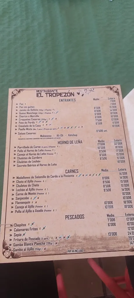 Menu_Restaurante El Tropezón_Andújar_image_4