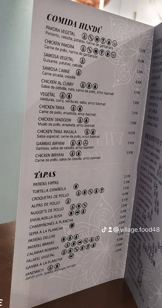 Menu_Village food_Andújar_image_3