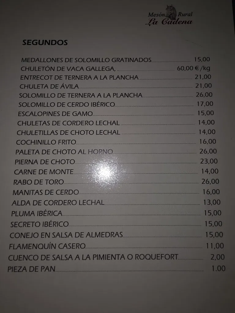 Menu_Mesón Rural La Cadena_Andújar_image_3