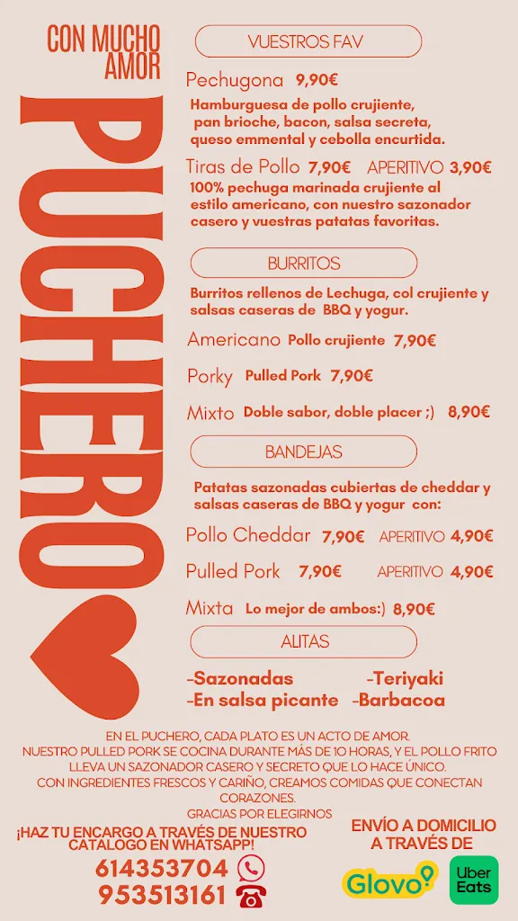 Menu_Asador De Pollos El Puchero_Andújar_image_2