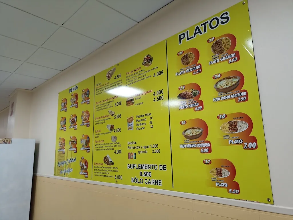 Menu_TURK DONER KEBAB_Andújar_image_1