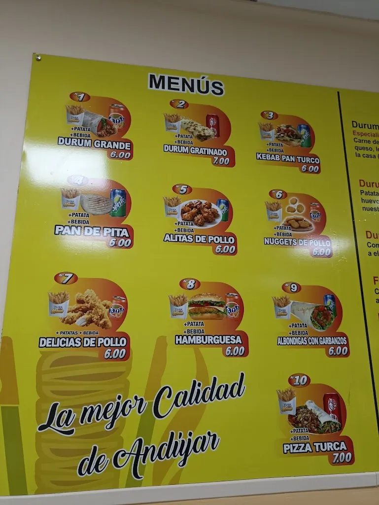 Menu_TURK DONER KEBAB_Andújar_image_2