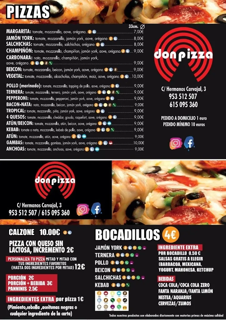 Menu_Don Pizza Andújar_Andújar_image_1