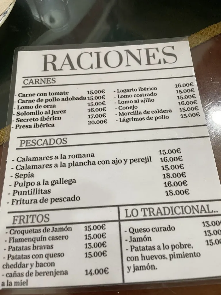 Menu_Hostal Restaurante Los Campanicas_Canena_image_1