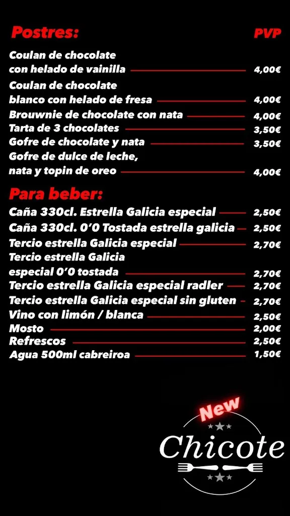 Menu_New Chicote_Canena_image_1