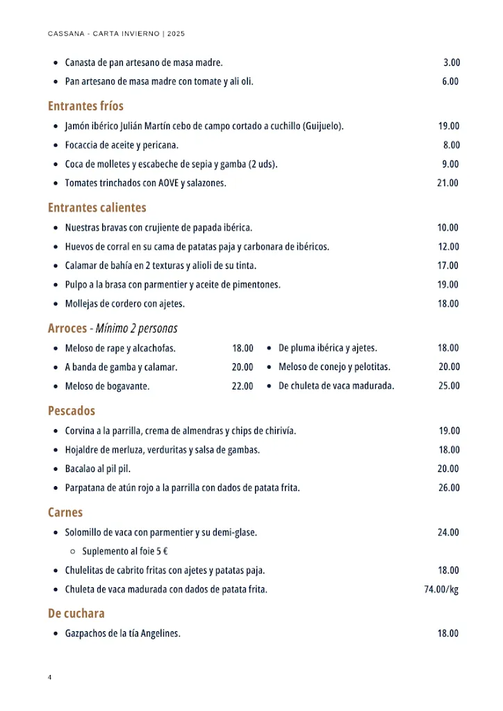 Menu_Restaurant Cassana_Castalla_image_1