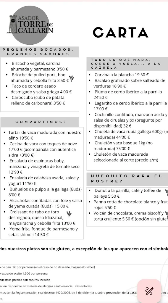 Menu_Asador Torre de Gallarín_Cárcheles_image_1