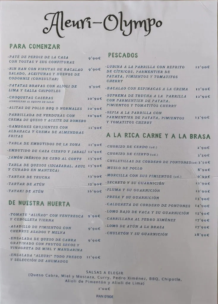 Menu_Aleuri Olympo Sierra de Cazorla_Chilluévar_image_3