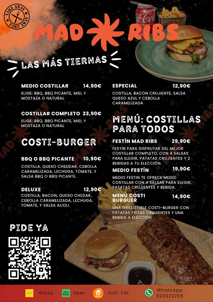 Menu_MAD RIBS - LAS COSTILLAS MÁS TIERNAS A DOMICILIO_Frailes_image_1