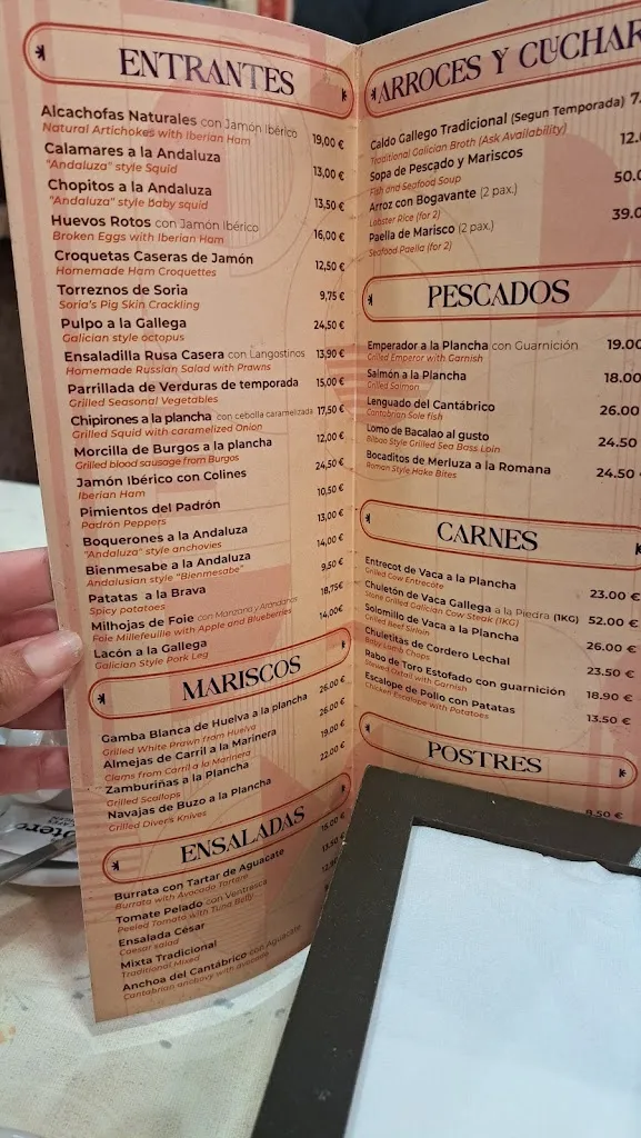 Menu_El Rincon de Carolina_Carolina La_image_1