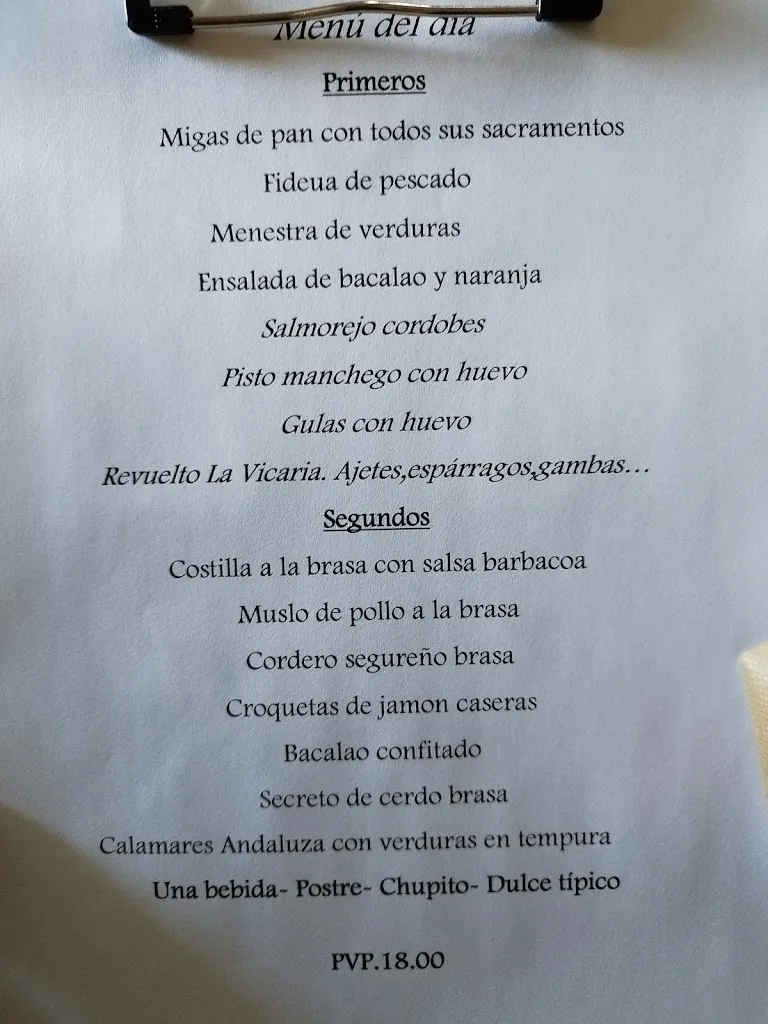 Menu_Cortijo La Vicaria_Génave_image_2