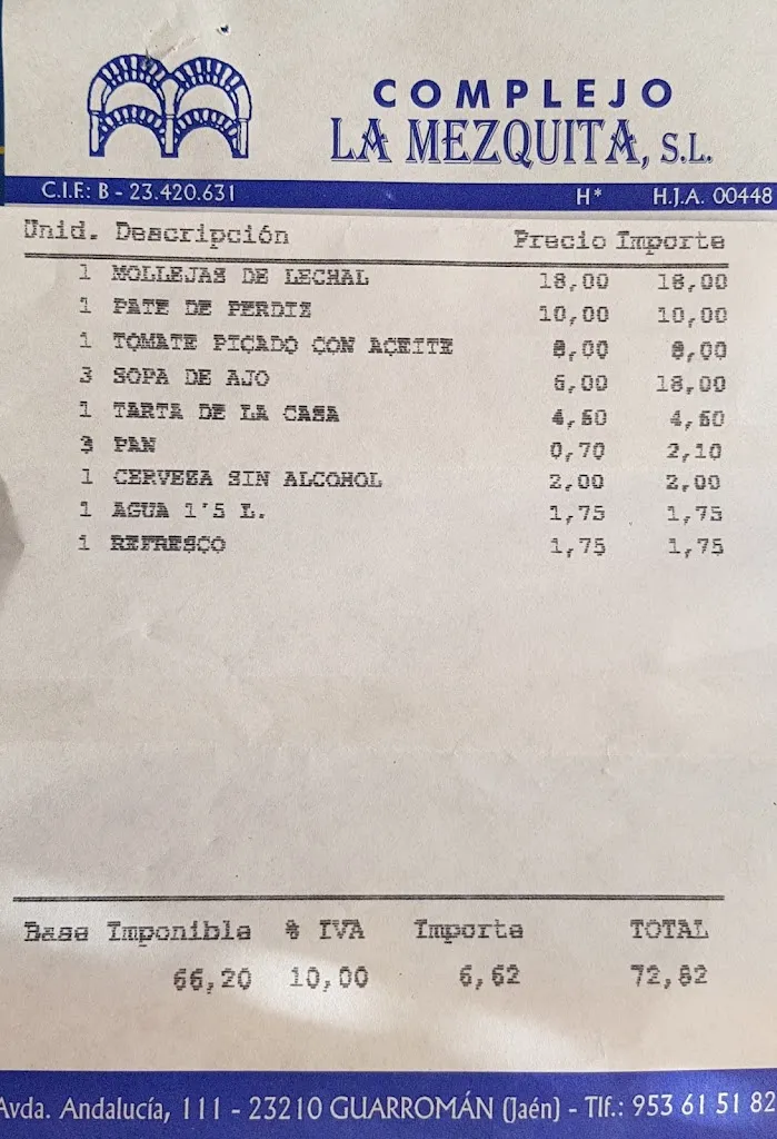 Menu_COMPLEJO LA MEZQUITA_Guarromán_image_1