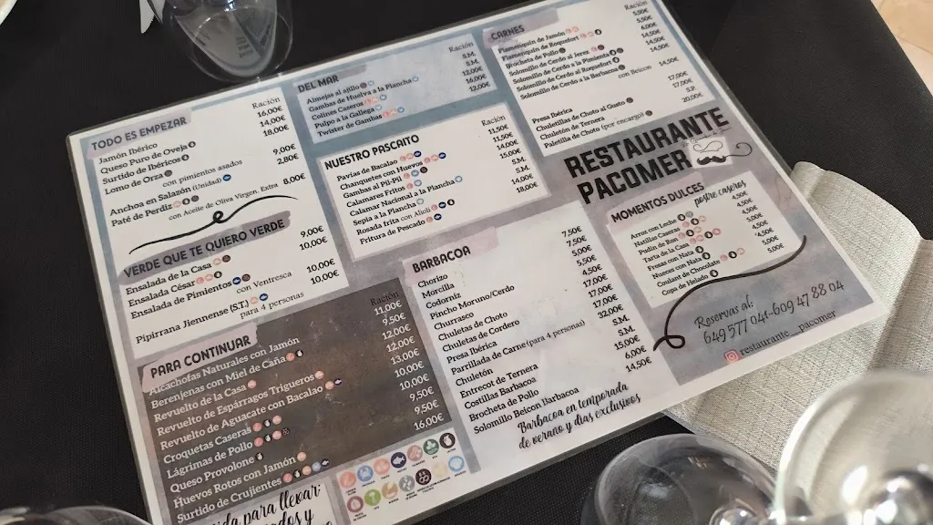 Menu_Restaurante PACOMER_Guardia de Jaén La_image_1
