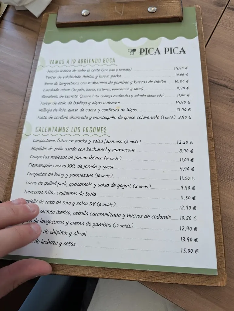 Menu_Restaurante Pica pica_Higuera de Calatrava_image_1