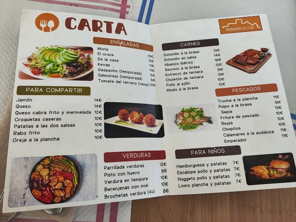 Menu_Restaurante El Cruce de Hornos_Hornos_image_2