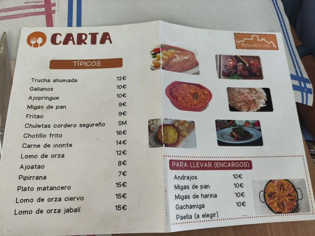 Menu_Restaurante El Cruce de Hornos_Hornos_image_3