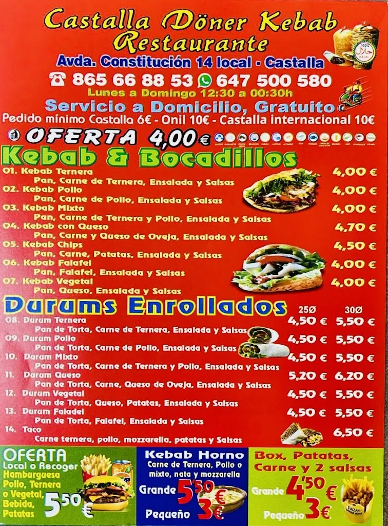 Menu_Castalla Doner Kebab_Castalla_image_2