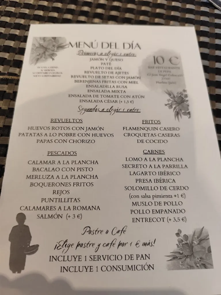 Menu_Bar Restaurante La Pepa_Huelma_image_4
