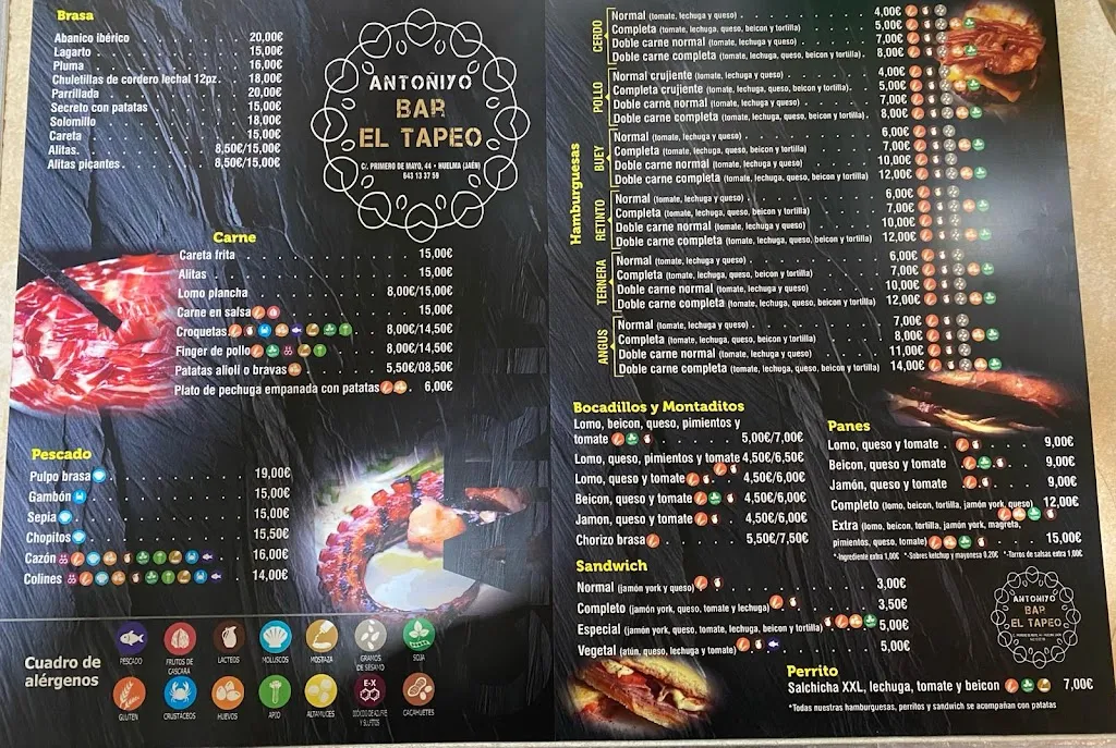Menu_Bar El Tapeo_Huelma_image_1