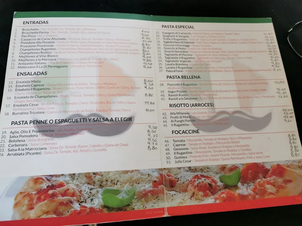 Menu_Ristorante pizzeria il rugantino_Castalla_image_1