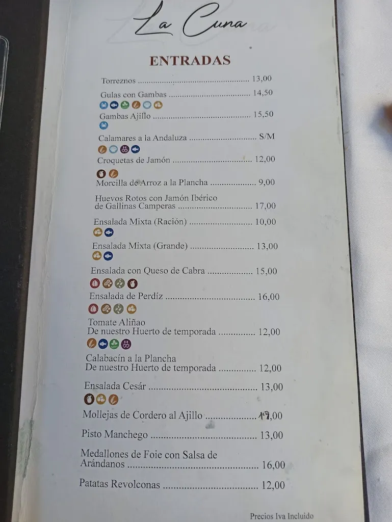 Menu_Restaurante La Cuna_Jimena_immagine_2