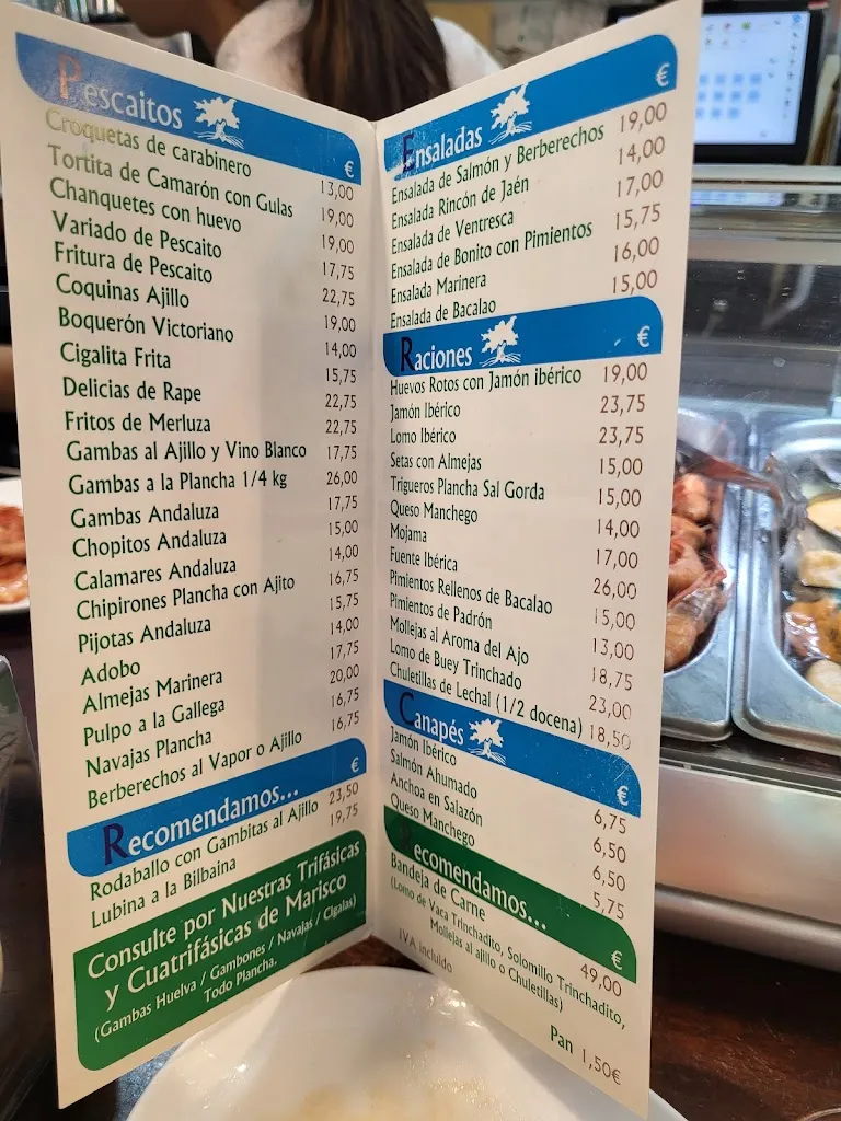 Menu_El Rincón de Jaén V_Jaén_image_1