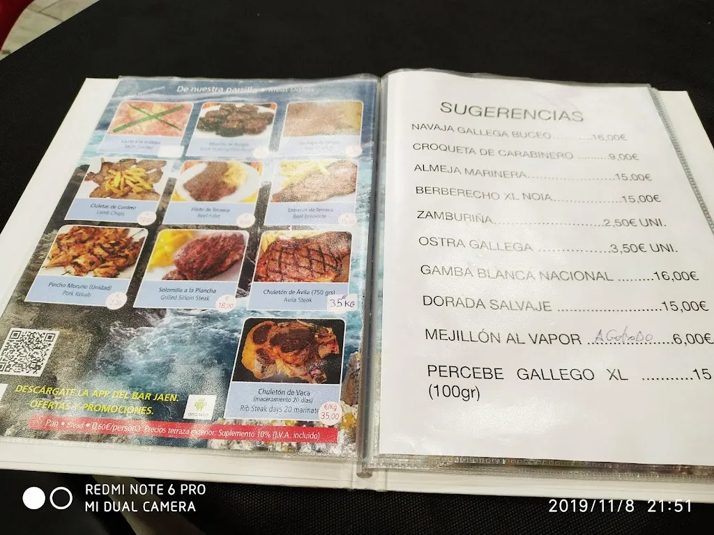 Menu_Marisqueria Jaen Torrejon _Jaén_image_1